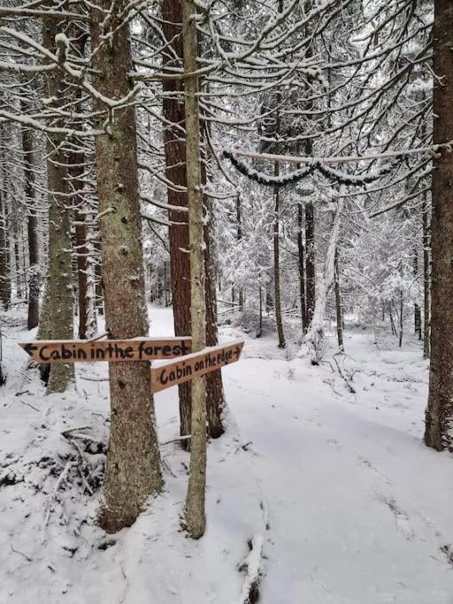 Treetop Ekne - Hytte I Skogen Med Hengebru Hotel เลวองแกร์ ภายนอก รูปภาพ
